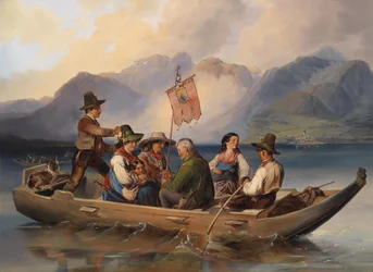 Cruce en el lago Wolfgang